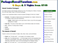 packageshawaiivacations.com