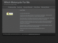 whichmotorcycleforme.com
