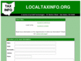 localtaxinfo.org