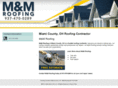 mandmroofingmiamicounty.com