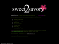 sweet2savory.com