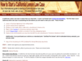 howtostartacalifornialemonlawcase.com