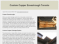 customcoppereavestrough.com