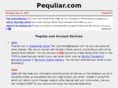 pequliar.com