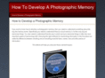 howtodevelopaphotographicmemory.com