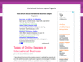 internationalbusinessdegreeprograms.com