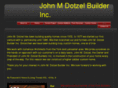 johnmdotzelbuilder.com