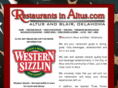 restaurantsinaltus.com