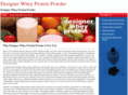 designerwheyproteinpowder.org