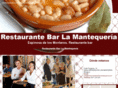 restaurantebarlamantequeria.com