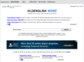 oldenglishword.com