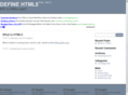 definehtml5.com