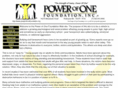powerofonefoundation.com