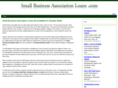 smallbusinessassociationloans.com