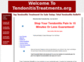 tendonitistreatments.org