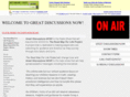 greatdiscussionsnow.com
