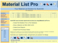 materiallistpro.com