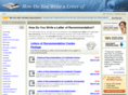 howdoyouwritealetterofrecommendation.com