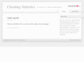 cheatingstatistics.com