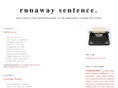 therunawaysentence.com