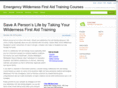 wildernessfirstaidtraining.com