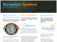 shropshirespeakers.org.uk