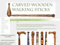 carvedwoodenwalkingsticks.com