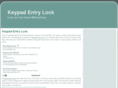 keypadentrylock.net