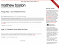 matthewboston.com