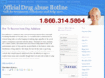 officialdrugabusehotline.com