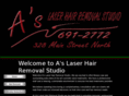 aslaserhairremovalstudio.com