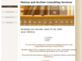 historyarchiveconsultingservices.com