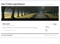 howtodiallongdistance.com