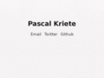 pascalkriete.com