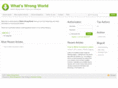 whatswrongworld.com