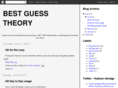 bestguesstheory.com