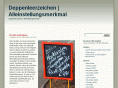 deppenleerzeichen.de