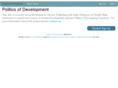 politics-of-development.com