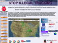 stopillegaltrucking.com