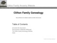 cliftongenealogy.com