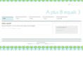 aplusbequals3.com
