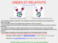 ondes-relativite.info