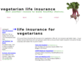 vegetarianlifeinsurance.com