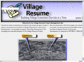 villageresume.com