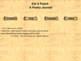 eatapeachpoetry.com
