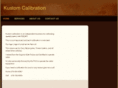 kustomcalibration.com