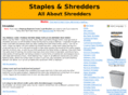 staplesshredder.com