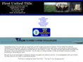 firstunitedtitle.com