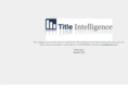 titleintelligence.com