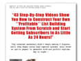 listbuildingvideotutorials.com